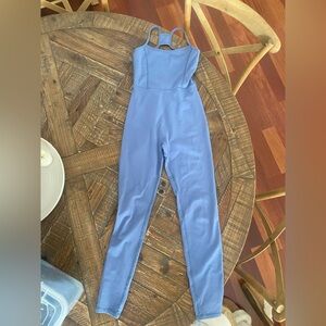 Bo & Tee Women's Blue Athletic Jumpsuit